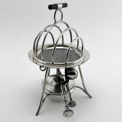 Asprey London Heated and Silver Plated Toast Rack