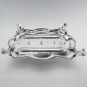 Large Victorian Martin & Hall Silver Plated Double Inkstand