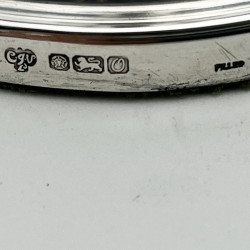 Elegant Pair of Georgian Style Sterling Silver Candlesticks