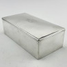Smart and Good Quality Sterling Silver Cigar or Trinket Box