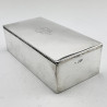 Smart and Good Quality Sterling Silver Cigar or Trinket Box