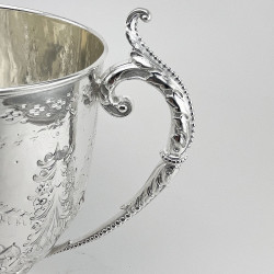 Very Decorative Victorian Silver Plated Trophy Cup