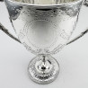 Very Decorative Victorian Silver Plated Trophy Cup
