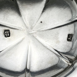 Pierced Victorian Sterling Silver Mustard Pot