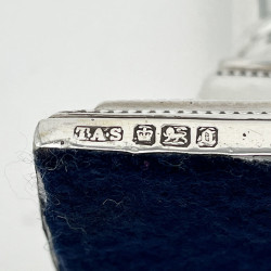 Elegant Pair Edwardian Sterling Silver Candlesticks