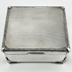 Sterling Silver Cedar Lined Cigarette or Trinket Box
