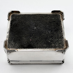 Sterling Silver Cedar Lined Cigarette or Trinket Box