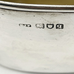 Edwardian Sterling Silver and Leather Crocodile Style Hip Flask