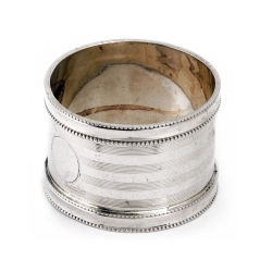 Silver Napkin Ring by Charles Cooke, Chester
