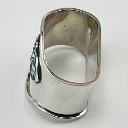 Liberty & Co Sterling Silver and Enamel Napkin Ring