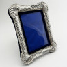 Stylish Victorian Sterling Silver Rectangular Photo Frame (1890)