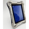 Stylish Victorian Sterling Silver Rectangular Photo Frame