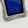Stylish Victorian Sterling Silver Rectangular Photo Frame