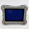Stylish Victorian Sterling Silver Rectangular Photo Frame