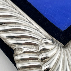 Stylish Victorian Sterling Silver Rectangular Photo Frame