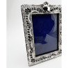Late Victorian Rectangular Sterling Silver Photo Frame