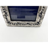 Late Victorian Rectangular Sterling Silver Photo Frame