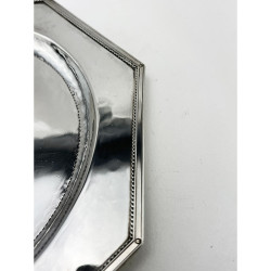 Unusual Ecclesiastical Church Sterling Silver Salver