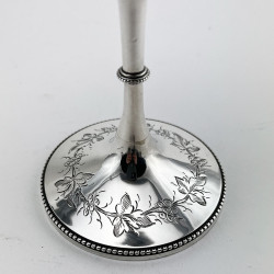 Pretty George Unite Victorian Sterling Silver Goblet