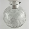Edwardian William Comyns Sterling Silver Topped Perfume Bottle