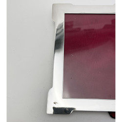 Unusual Edwardian Style Plain Sterling Silver Photo Frame