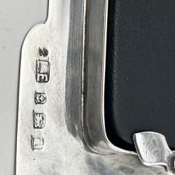 Unusual Edwardian Style Plain Sterling Silver Photo Frame