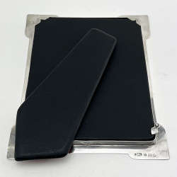 Unusual Edwardian Style Plain Sterling Silver Photo Frame