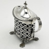 Antique Nathan & Hayes Chester Sterling Silver Mustard Pot
