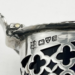 Antique Nathan & Hayes Chester Sterling Silver Mustard Pot