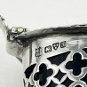 Antique Nathan & Hayes Chester Sterling Silver Mustard Pot