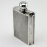 Good Quality and Gauge Sterling Silver Hip Flask