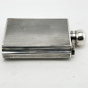 Good Quality and Gauge Sterling Silver Hip Flask