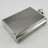 Good Quality and Gauge Sterling Silver Hip Flask