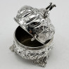 Unusual Chester Sterling Silver String Box