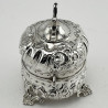 Unusual Chester Sterling Silver String Box