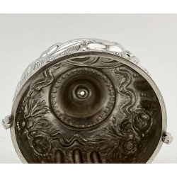 Unusual Chester Sterling Silver String Box