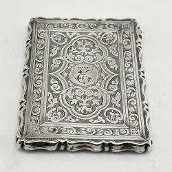Pretty George Unite Sterling Silver Card Case (1879)