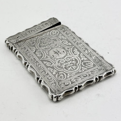 Pretty George Unite Sterling Silver Card Case