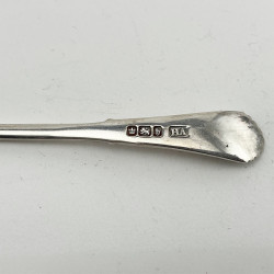 Pretty Boxed Sterling Silver Butter Dish and Spoon