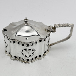 Good Quality Irish Sterling Silver Mustard Pot (1966)