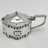 Good Quality Irish Sterling Silver Mustard Pot (1966)