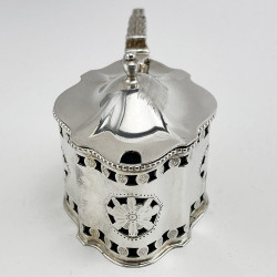 Good Quality Irish Sterling Silver Mustard Pot