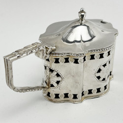 Good Quality Irish Sterling Silver Mustard Pot
