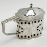 Good Quality Irish Sterling Silver Mustard Pot