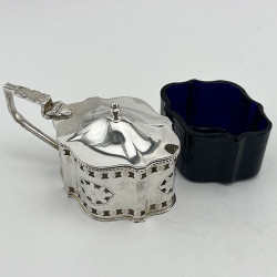 Good Quality Irish Sterling Silver Mustard Pot