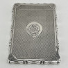 Victorian Sterling Silver Visiting Card Case