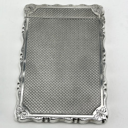 Victorian Sterling Silver Visiting Card Case