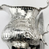 Decorative Georgian Sterling Silver Cream Jug