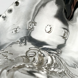 Decorative Georgian Sterling Silver Cream Jug