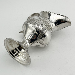 Decorative Georgian Sterling Silver Cream Jug